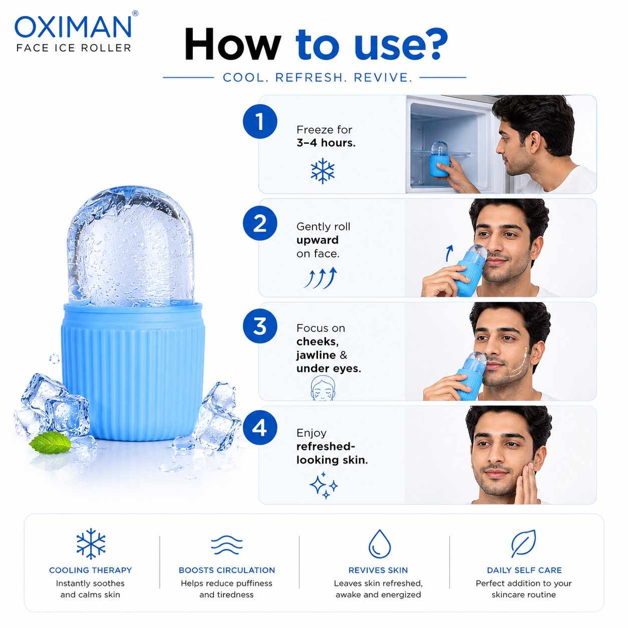 Face Ice Roller for Face & Eyes