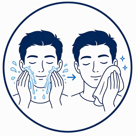 Rinse & pat dry