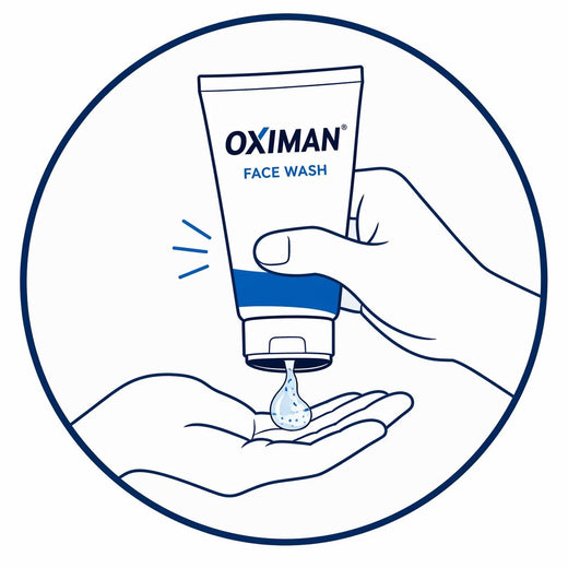 Squeeze out a small amount