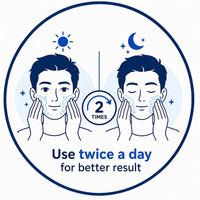 Use twice a day for better result