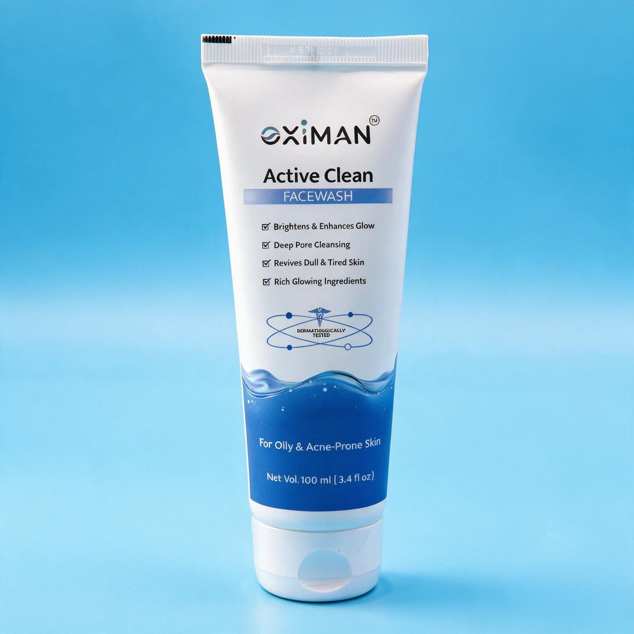 Active Clean Face Wash (100ml) | For Normal, Oily or Combination Skin