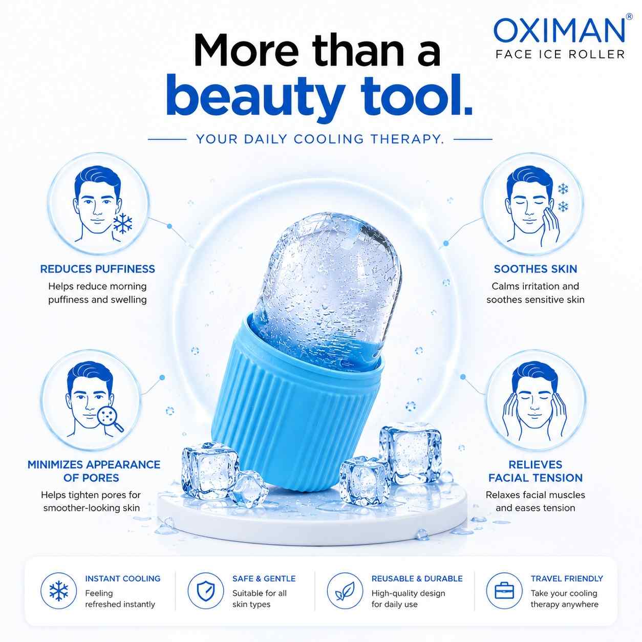 Face Ice Roller for Face & Eyes