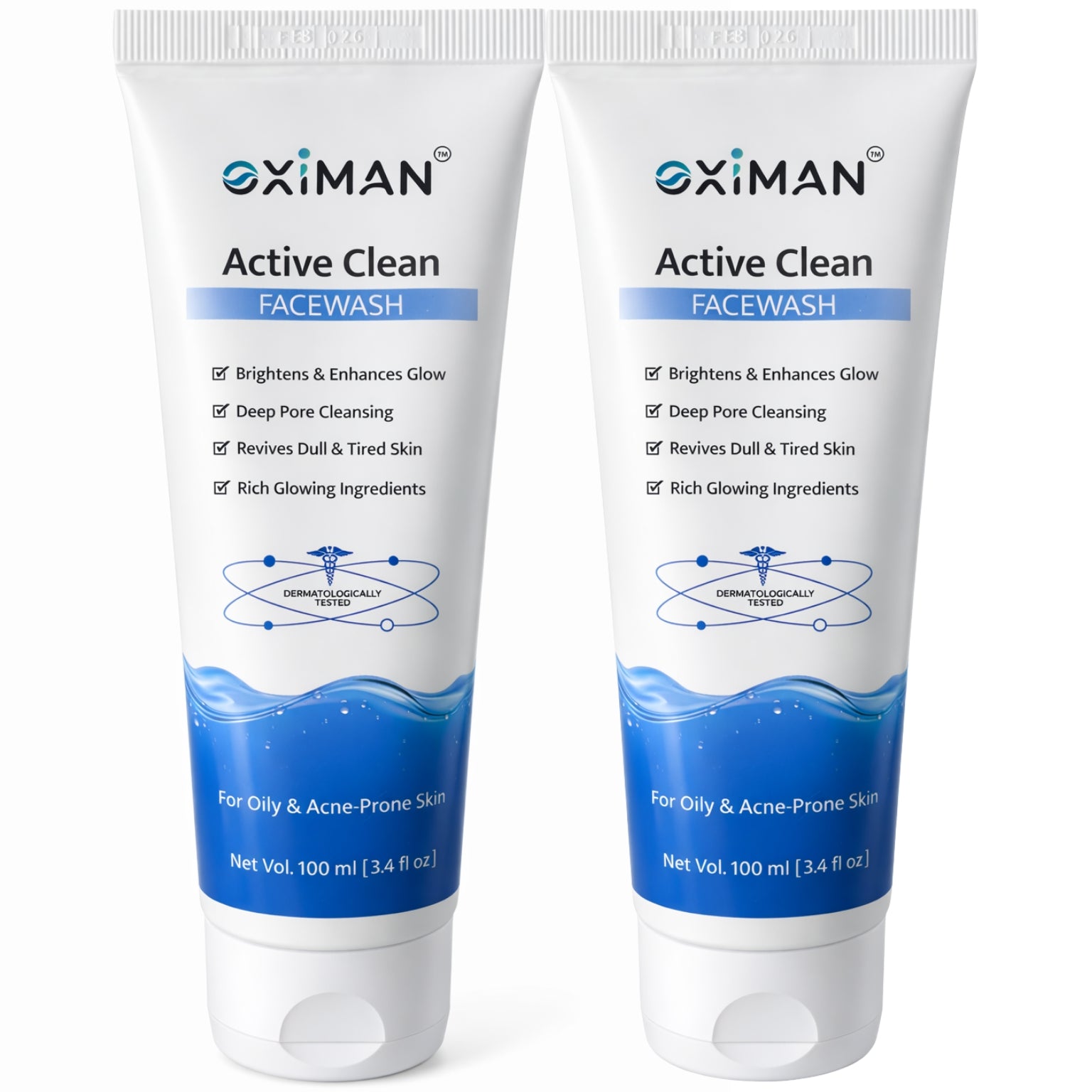 Oximan Niacinamide + Salicylic Acid Face Wash for Men - Fights Acne Pimple, Oil Control